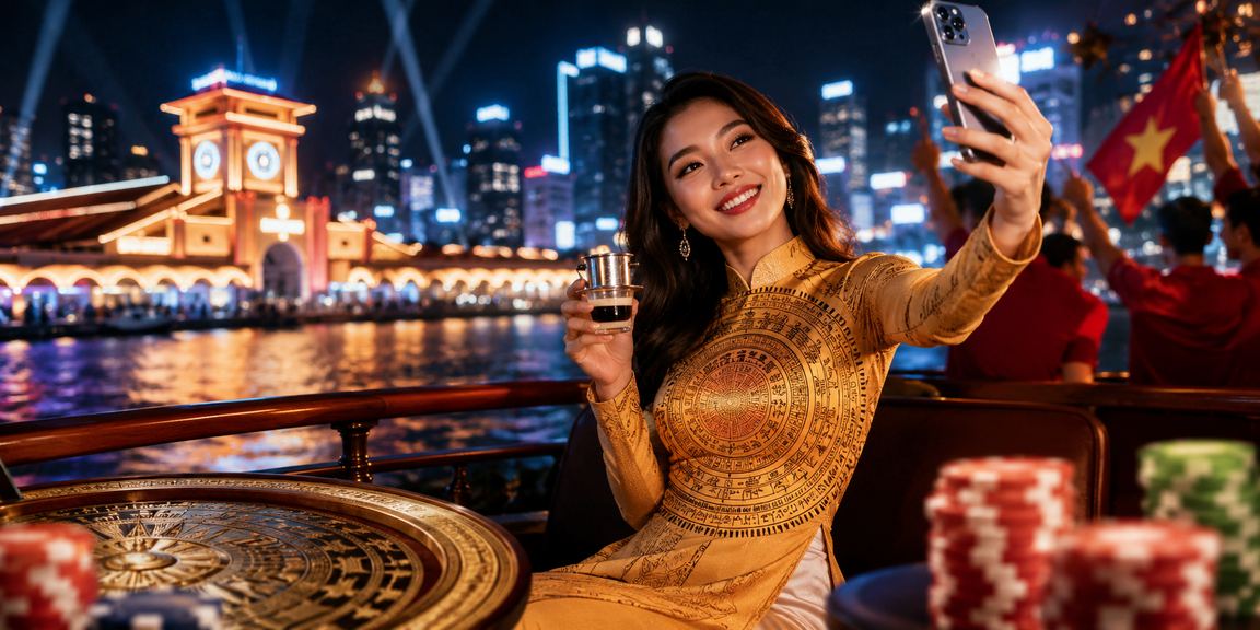 Người dùng trải nghiệm casino trực tuyến trên điện thoại tại quán cà phê TP. Hồ Chí Minh