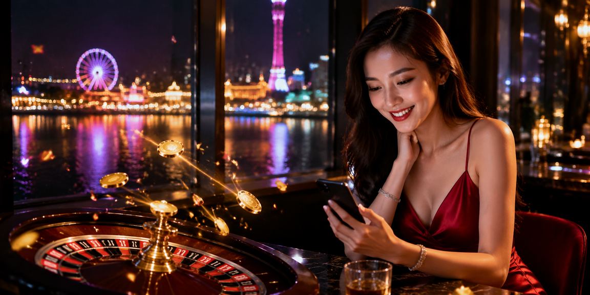 Người chơi roulette tại Phú Quốc trong không gian resort sang trọng ven biển